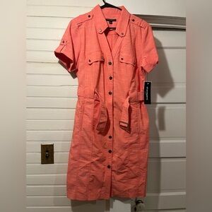 Sharagano Coral Stretch Dress